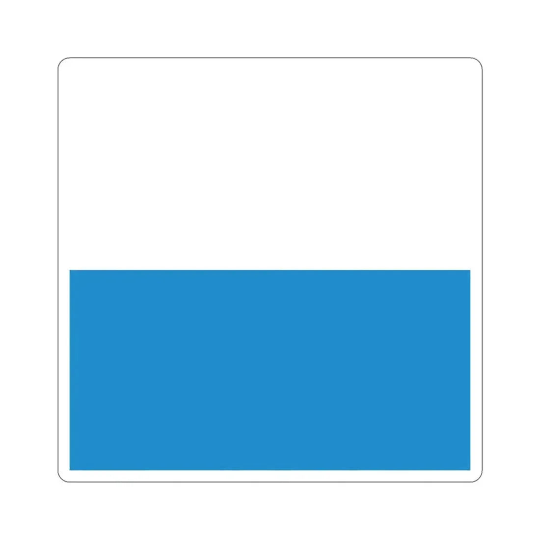 Flag of Lucerne Switzerland STICKER Vinyl Die-Cut Decal - The Sticker Space