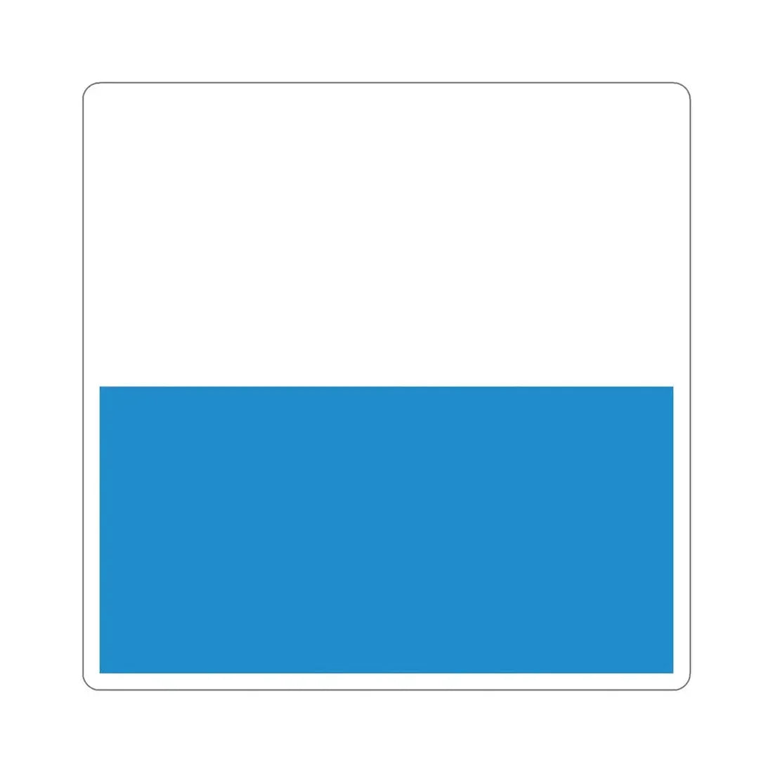 Flag of Lucerne Switzerland STICKER Vinyl Die-Cut Decal - The Sticker Space