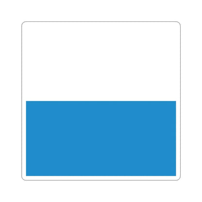 Flag of Lucerne Switzerland STICKER Vinyl Die-Cut Decal - The Sticker Space