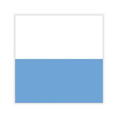Flag of Lucerne Switzerland - STICKER Vinyl Kiss-Cut Decal 2 Inch Transparent - The Sticker Space