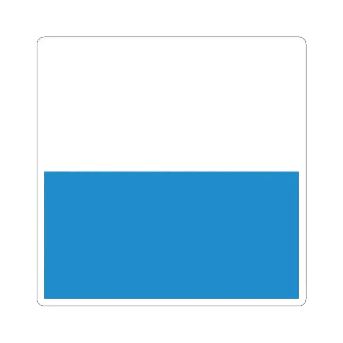 Flag of Lucerne Switzerland - STICKER Vinyl Kiss-Cut Decal - The Sticker Space