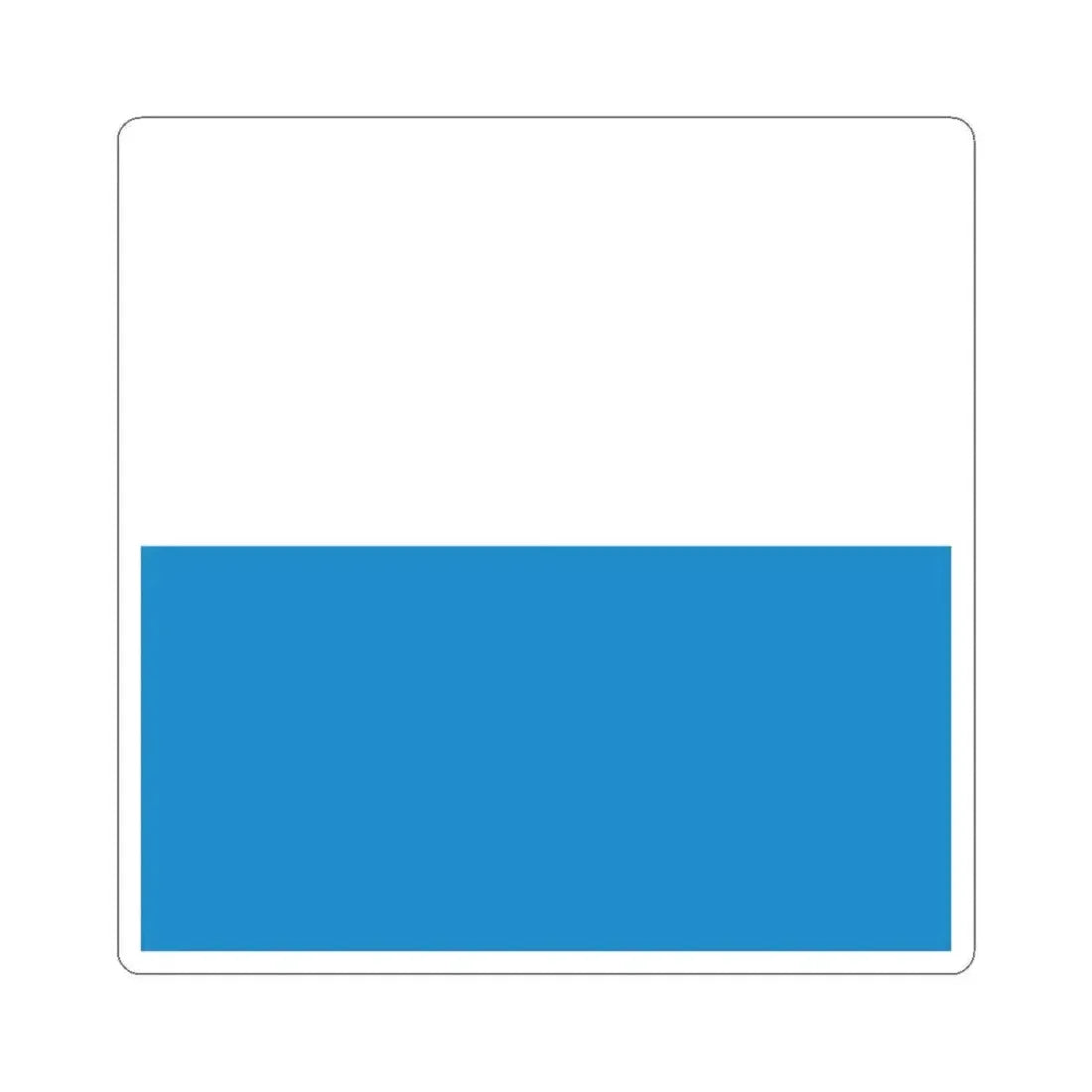 Flag of Lucerne Switzerland - STICKER Vinyl Kiss-Cut Decal - The Sticker Space