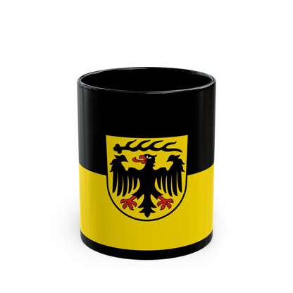 Flag of Ludwigsburg Germany - Black Coffee Mug-11oz-The Sticker Space