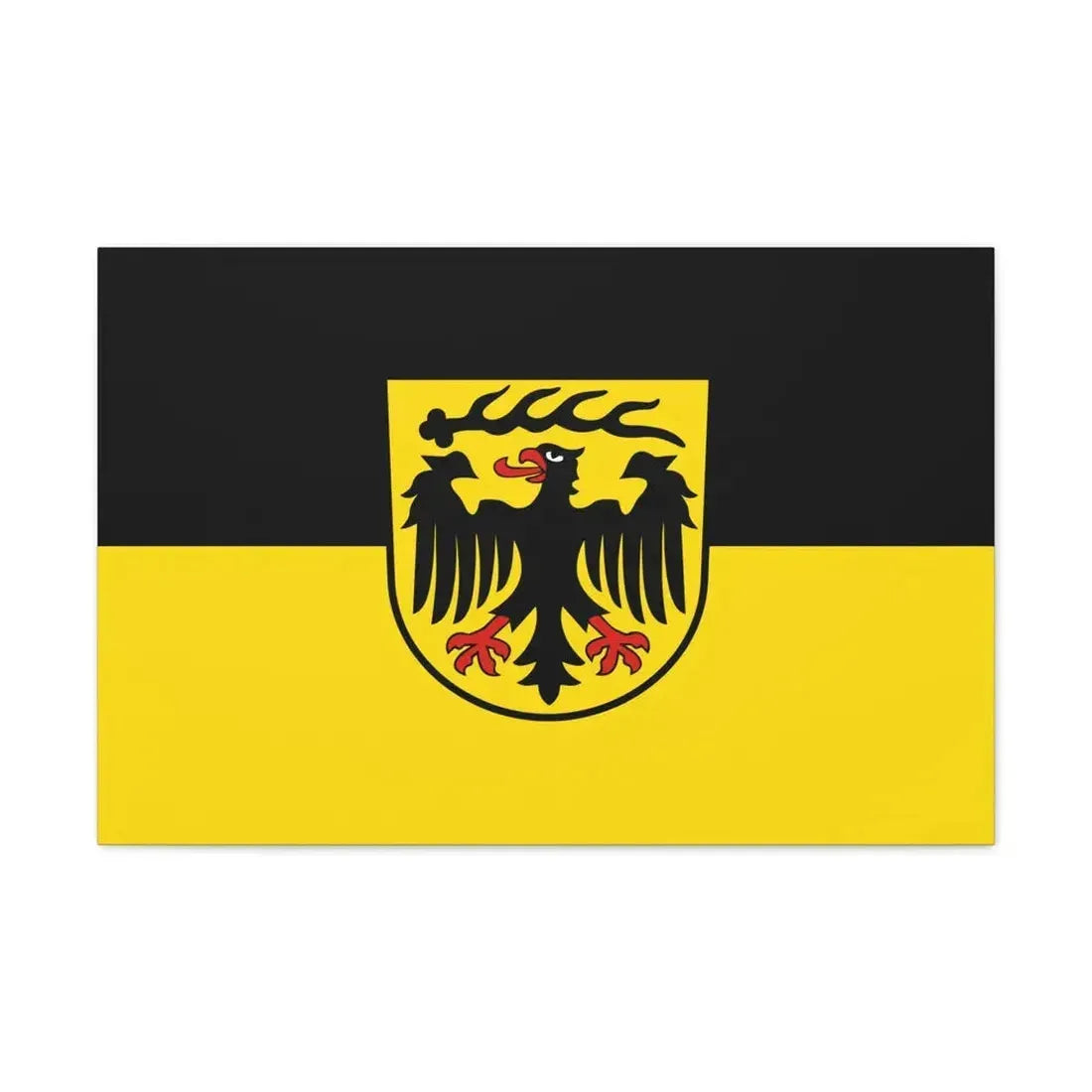 Flag of Ludwigsburg Germany - Canvas Wall Art 30" x 20" 1.25" - The Sticker Space