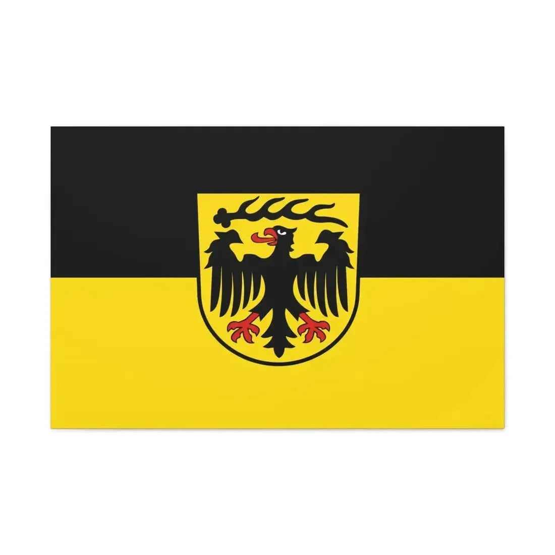 Flag of Ludwigsburg Germany - Canvas Wall Art - The Sticker Space