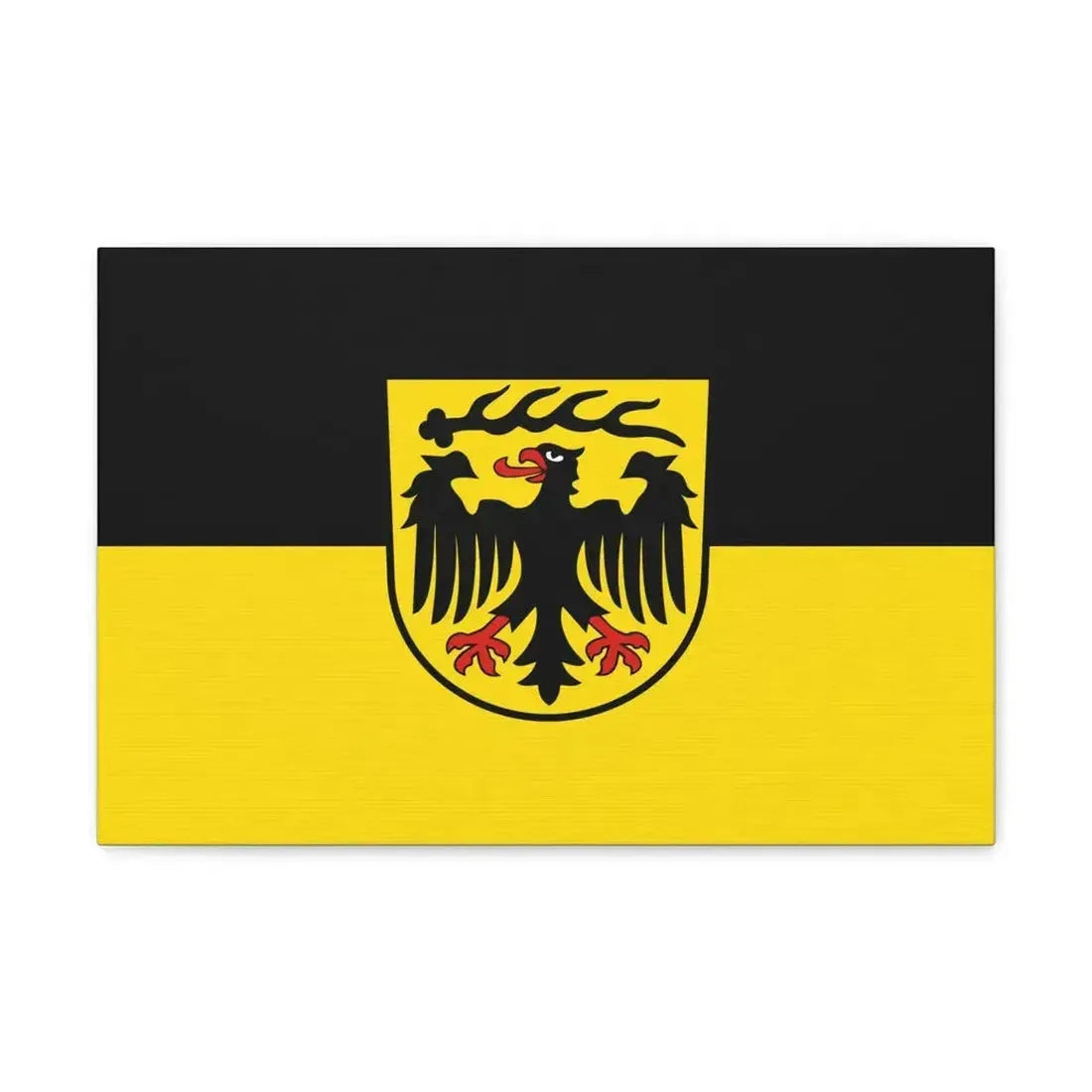 Flag of Ludwigsburg Germany - Canvas Wall Art - The Sticker Space