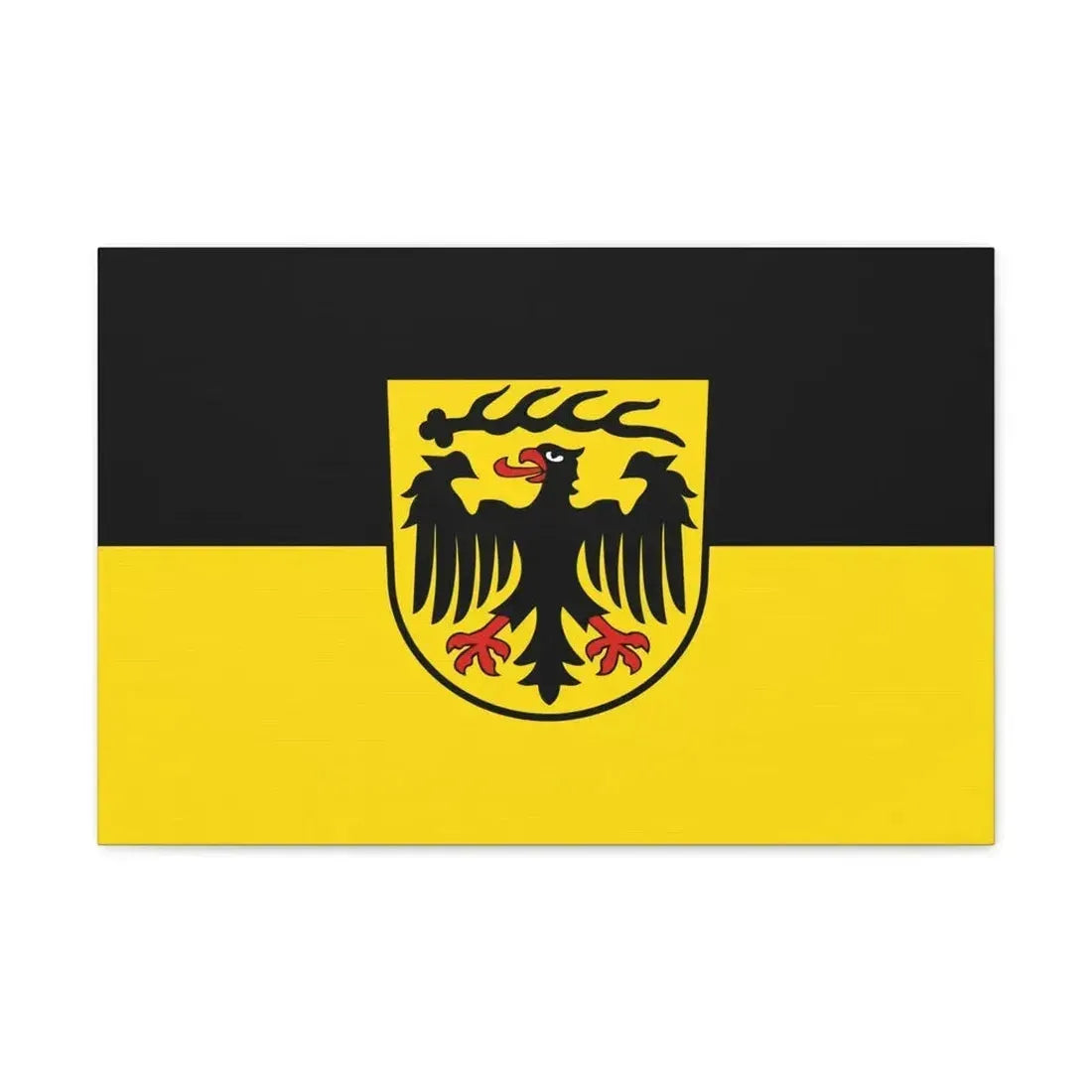 Flag of Ludwigsburg Germany - Canvas Wall Art - The Sticker Space