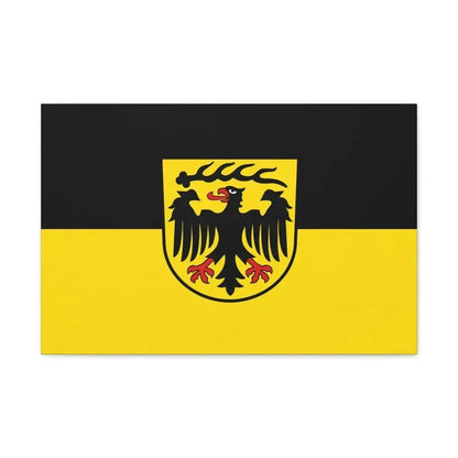 Flag of Ludwigsburg Germany - Canvas Wall Art - The Sticker Space
