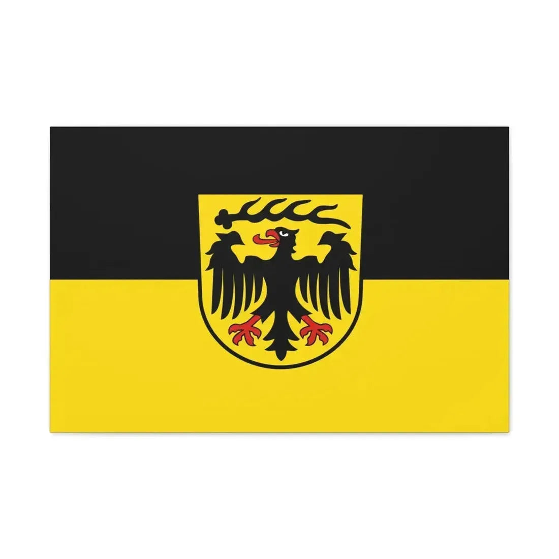 Flag of Ludwigsburg Germany - Canvas Wall Art - The Sticker Space