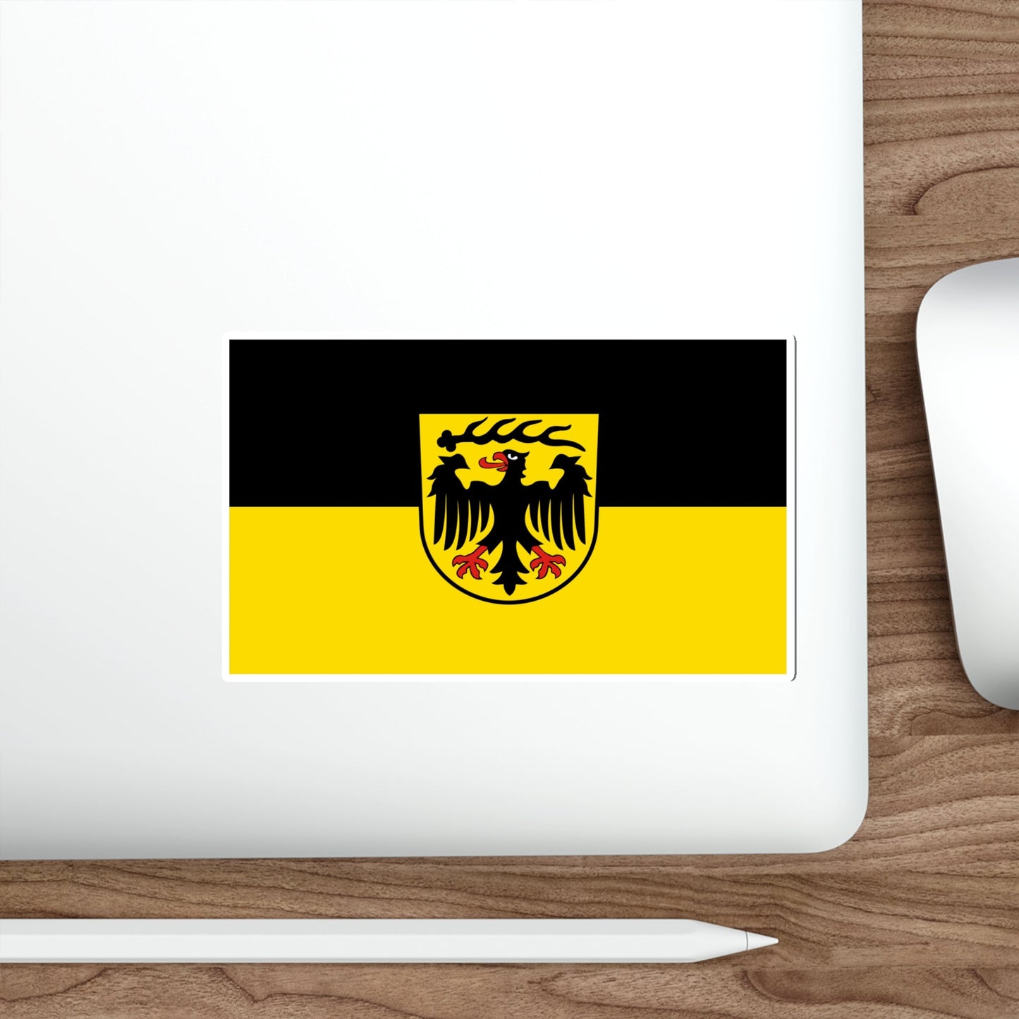 Flag of Ludwigsburg Germany STICKER Vinyl Die-Cut Decal-The Sticker Space