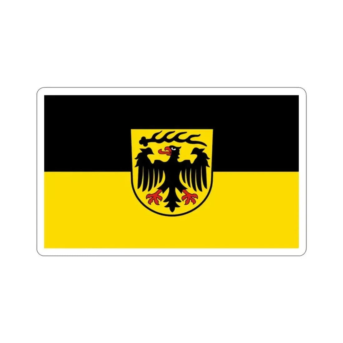 Flag of Ludwigsburg Germany STICKER Vinyl Die-Cut Decal 2 Inch - The Sticker Space