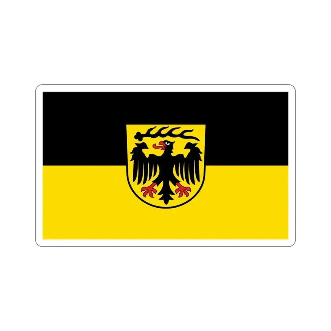 Flag of Ludwigsburg Germany STICKER Vinyl Die-Cut Decal - The Sticker Space