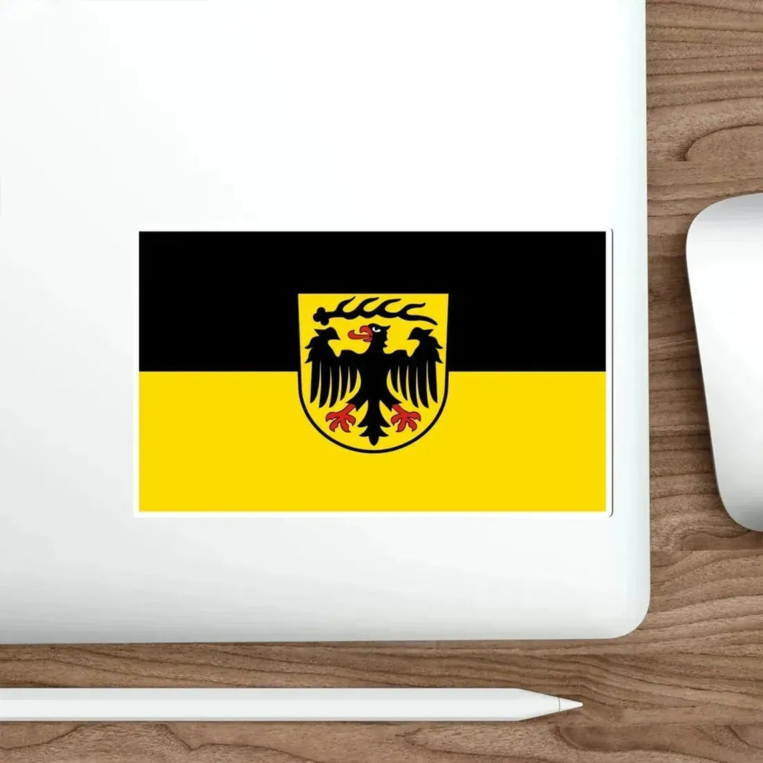 Flag of Ludwigsburg Germany STICKER Vinyl Die-Cut Decal - The Sticker Space