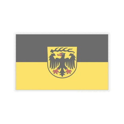 Flag of Ludwigsburg Germany - STICKER Vinyl Kiss-Cut Decal 2 Inch Transparent - The Sticker Space