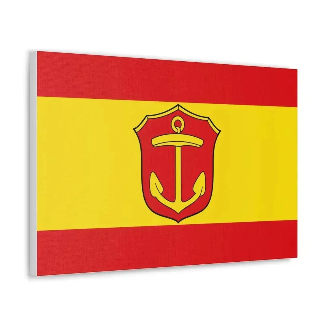 Flag of Ludwigshafen am Rhein Germany - Canvas Wall Art - The Sticker Space
