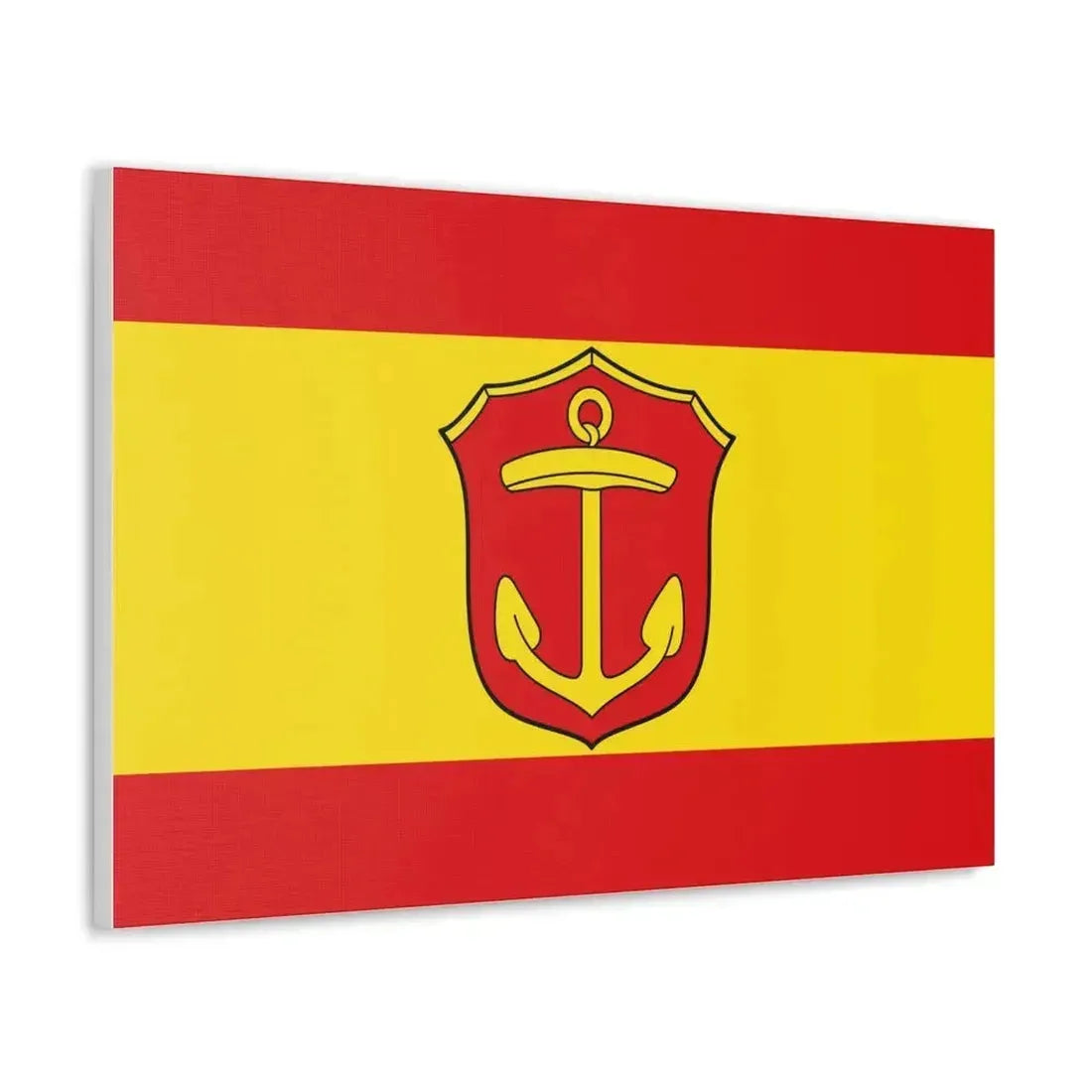 Flag of Ludwigshafen am Rhein Germany - Canvas Wall Art - The Sticker Space
