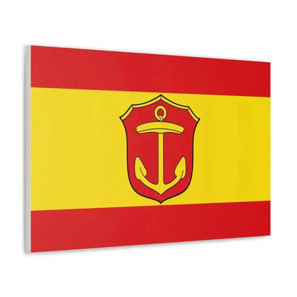 Flag of Ludwigshafen am Rhein Germany - Canvas Wall Art - The Sticker Space