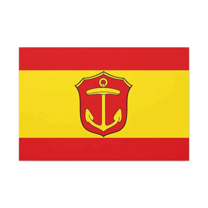 Flag of Ludwigshafen am Rhein Germany - Canvas Wall Art - The Sticker Space