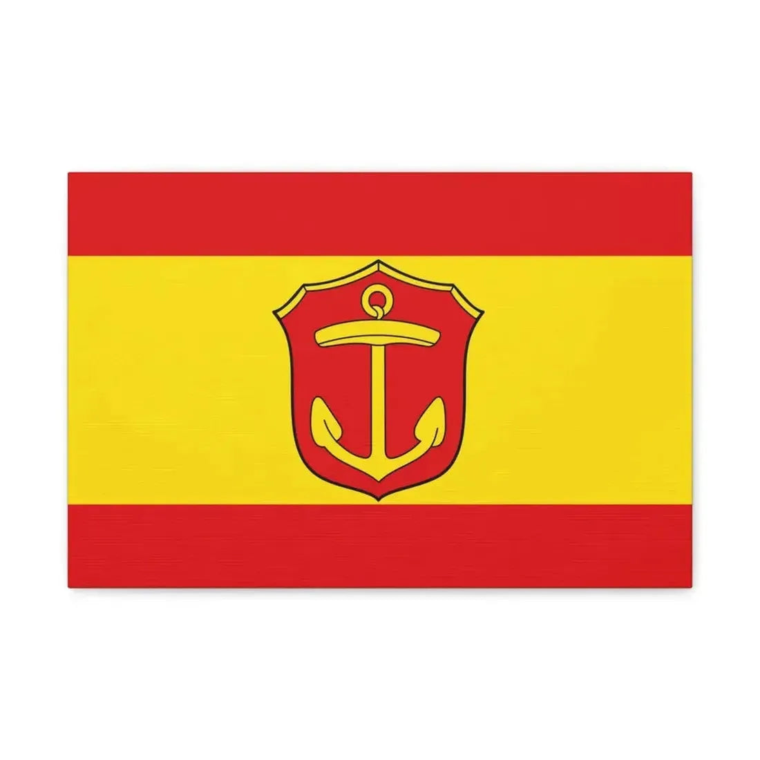 Flag of Ludwigshafen am Rhein Germany - Canvas Wall Art - The Sticker Space
