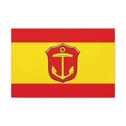 Flag of Ludwigshafen am Rhein Germany - Canvas Wall Art - The Sticker Space