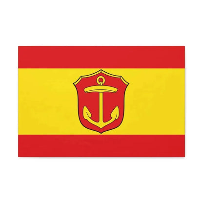 Flag of Ludwigshafen am Rhein Germany - Canvas Wall Art - The Sticker Space