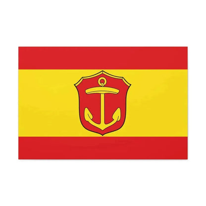 Flag of Ludwigshafen am Rhein Germany - Canvas Wall Art - The Sticker Space