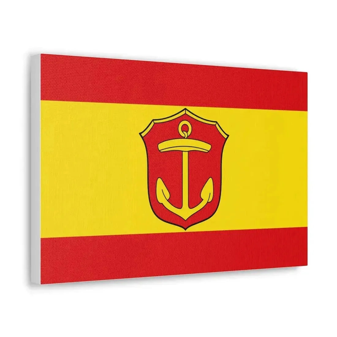 Flag of Ludwigshafen am Rhein Germany - Canvas Wall Art - The Sticker Space