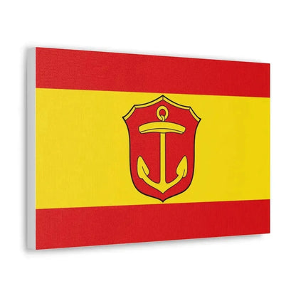 Flag of Ludwigshafen am Rhein Germany - Canvas Wall Art - The Sticker Space
