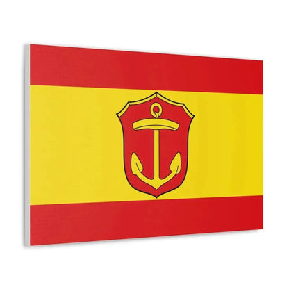 Flag of Ludwigshafen am Rhein Germany - Canvas Wall Art - The Sticker Space