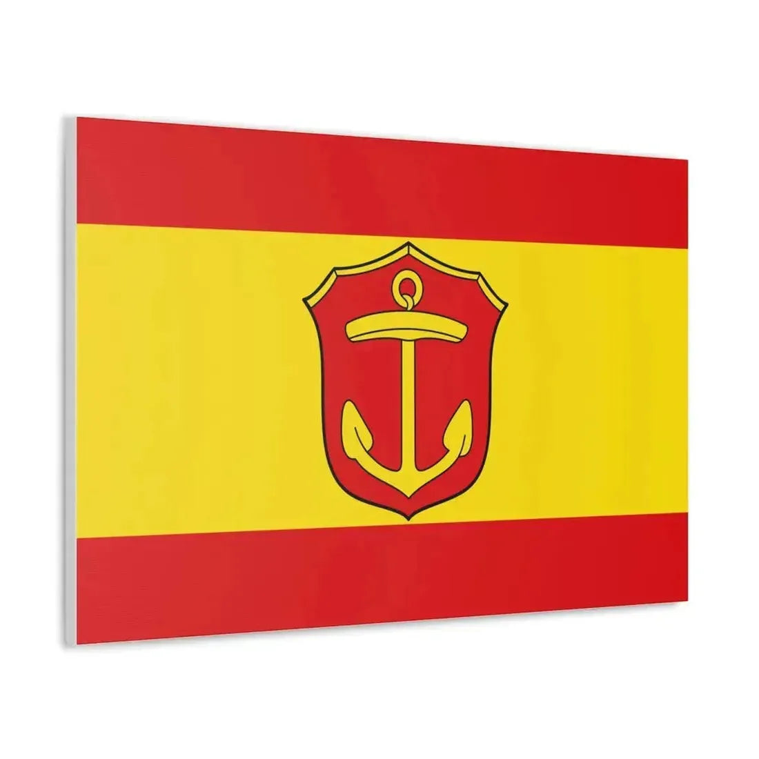 Flag of Ludwigshafen am Rhein Germany - Canvas Wall Art - The Sticker Space