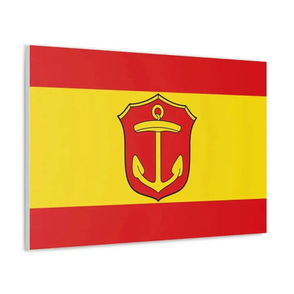 Flag of Ludwigshafen am Rhein Germany - Canvas Wall Art - The Sticker Space