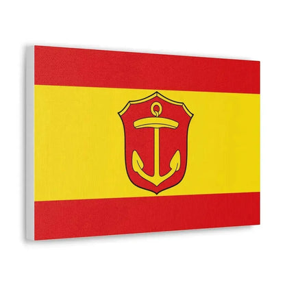 Flag of Ludwigshafen am Rhein Germany - Canvas Wall Art - The Sticker Space