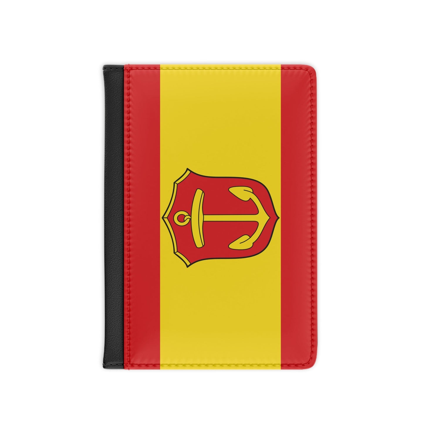 Flag of Ludwigshafen am Rhein Germany - Passport Holder-3.9" x 5.8"-The Sticker Space