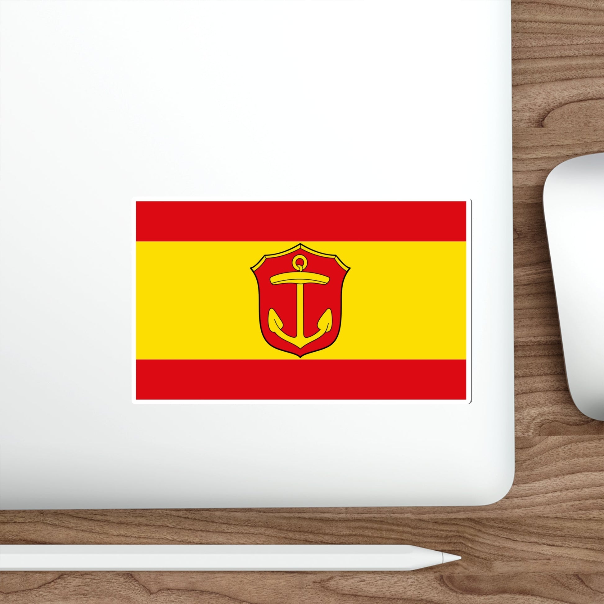 Flag of Ludwigshafen am Rhein Germany STICKER Vinyl Die-Cut Decal-The Sticker Space