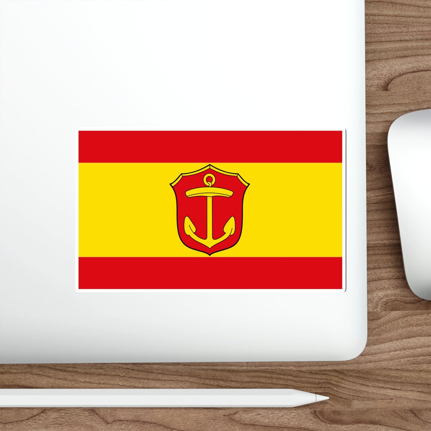 Flag of Ludwigshafen am Rhein Germany STICKER Vinyl Die-Cut Decal-The Sticker Space