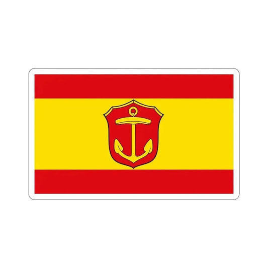 Flag of Ludwigshafen am Rhein Germany STICKER Vinyl Die-Cut Decal 6 Inch - The Sticker Space