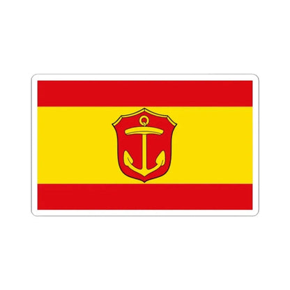 Flag of Ludwigshafen am Rhein Germany - STICKER Vinyl Kiss-Cut Decal 2 Inch White - The Sticker Space