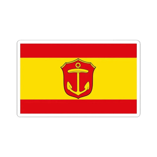 Flag of Ludwigshafen am Rhein Germany - STICKER Vinyl Kiss-Cut Decal 2 Inch White - The Sticker Space