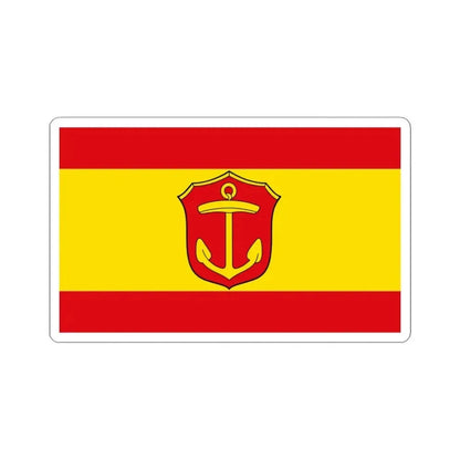 Flag of Ludwigshafen am Rhein Germany - STICKER Vinyl Kiss-Cut Decal 3 Inch White - The Sticker Space