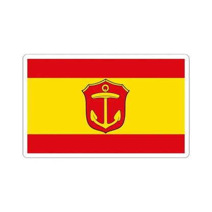 Flag of Ludwigshafen am Rhein Germany - STICKER Vinyl Kiss-Cut Decal 4 Inch White - The Sticker Space