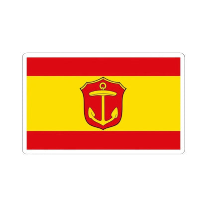 Flag of Ludwigshafen am Rhein Germany - STICKER Vinyl Kiss-Cut Decal 6 Inch White - The Sticker Space