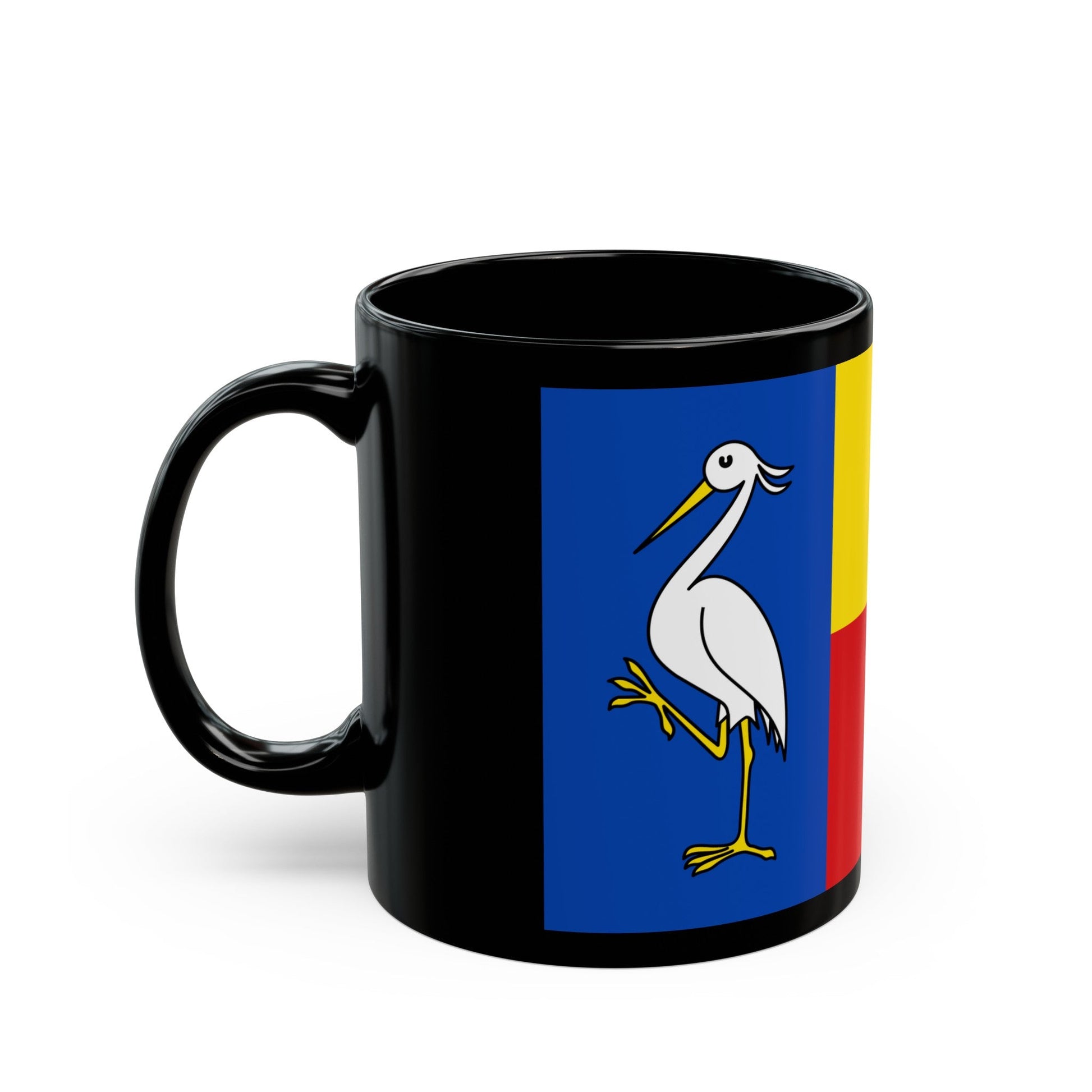 Flag of Ludwigslust Parchim Germany - Black Coffee Mug-The Sticker Space