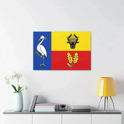 Flag of Ludwigslust Parchim Germany - Canvas Wall Art - The Sticker Space