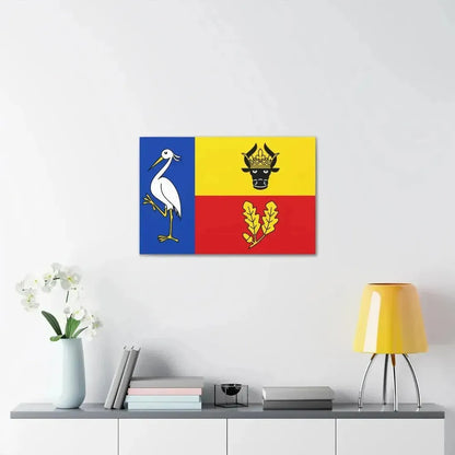 Flag of Ludwigslust Parchim Germany - Canvas Wall Art - The Sticker Space