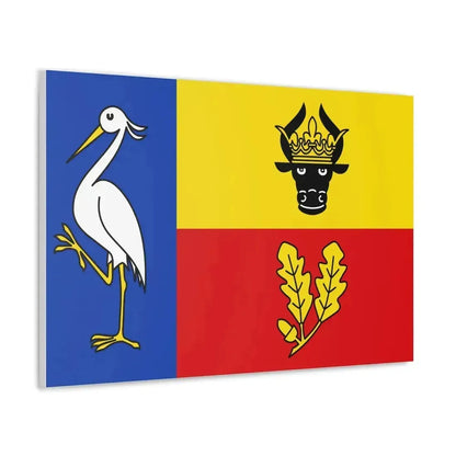 Flag of Ludwigslust Parchim Germany - Canvas Wall Art - The Sticker Space