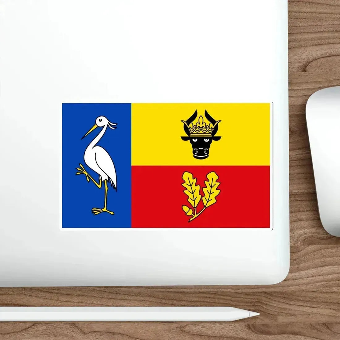 Flag of Ludwigslust Parchim Germany STICKER Vinyl Die-Cut Decal - The Sticker Space