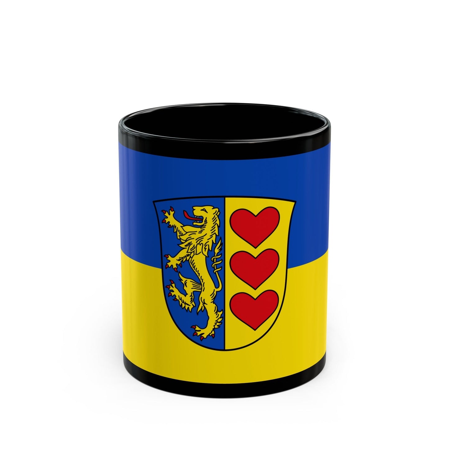 Flag of Lueneburg Germany - Black Coffee Mug-11oz-The Sticker Space