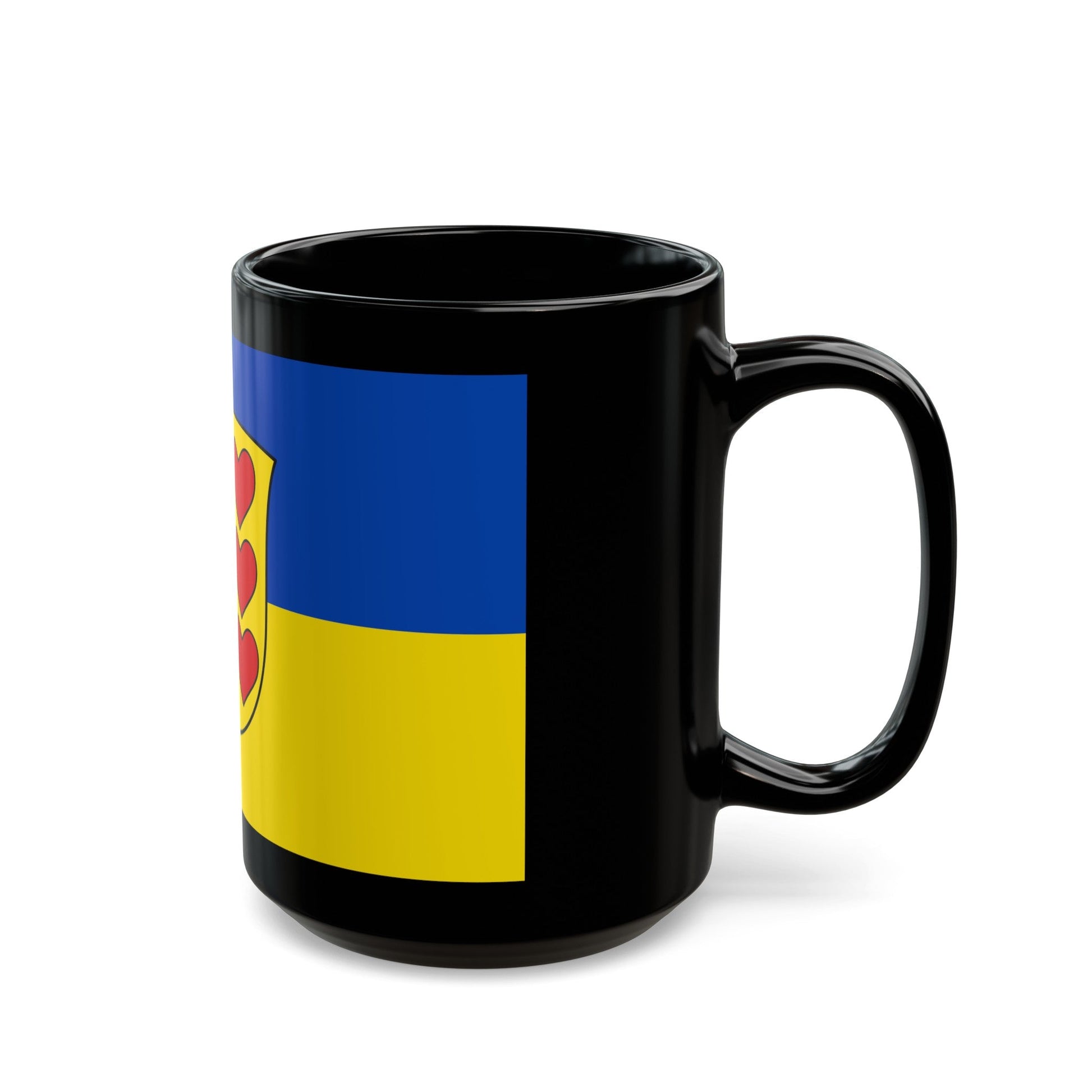 Flag of Lueneburg Germany - Black Coffee Mug-The Sticker Space