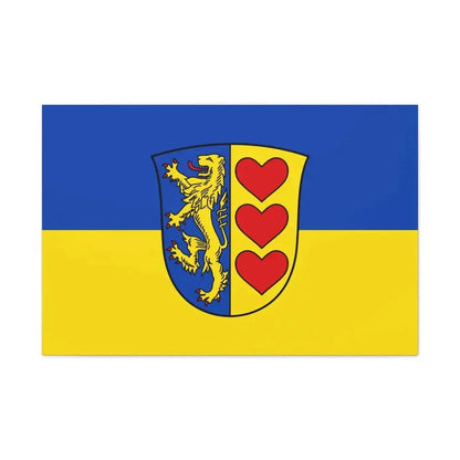 Flag of Lueneburg Germany - Canvas Wall Art 36" x 24" 1.25" - The Sticker Space