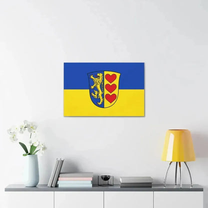 Flag of Lueneburg Germany - Canvas Wall Art - The Sticker Space